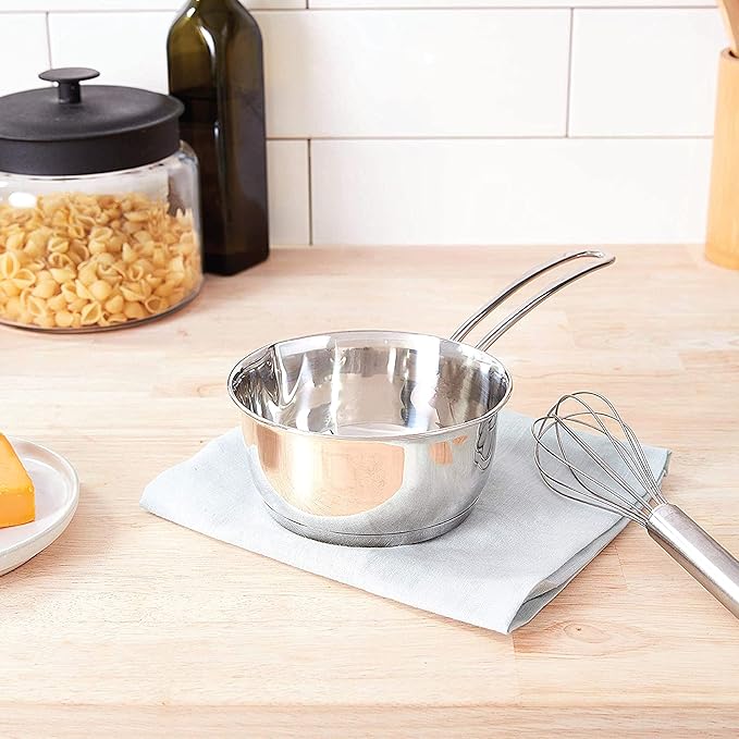 Küchenprofi Stainless Steel Saucepan with Clad Bottom, 1.5 Liters