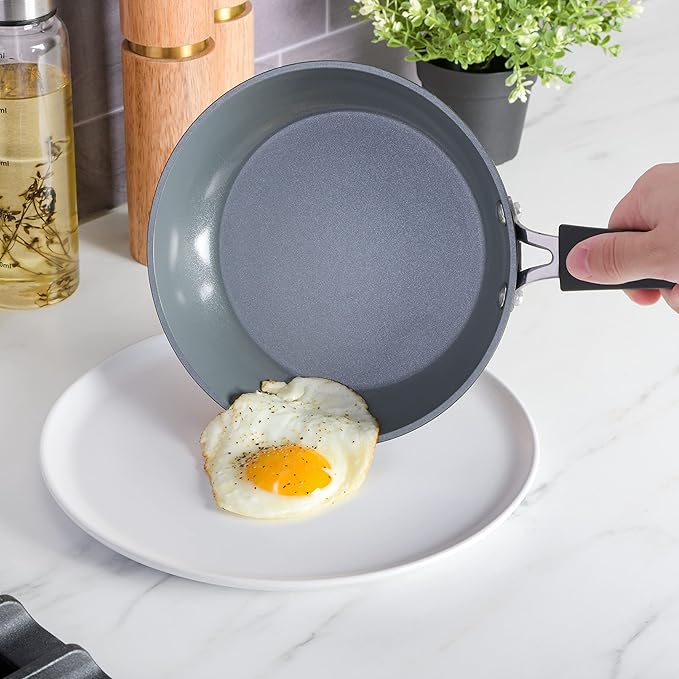 Kenmore Arlington 8" Aluminum Fry Pan - Black Diamond