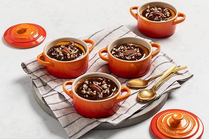 Le Creuset Stoneware Mini Round Cocotte, 8 oz., White