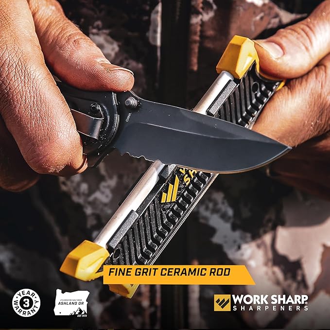 Work Sharp Portable Pocket and Hunting Knife Sharpener, WSGPS-W