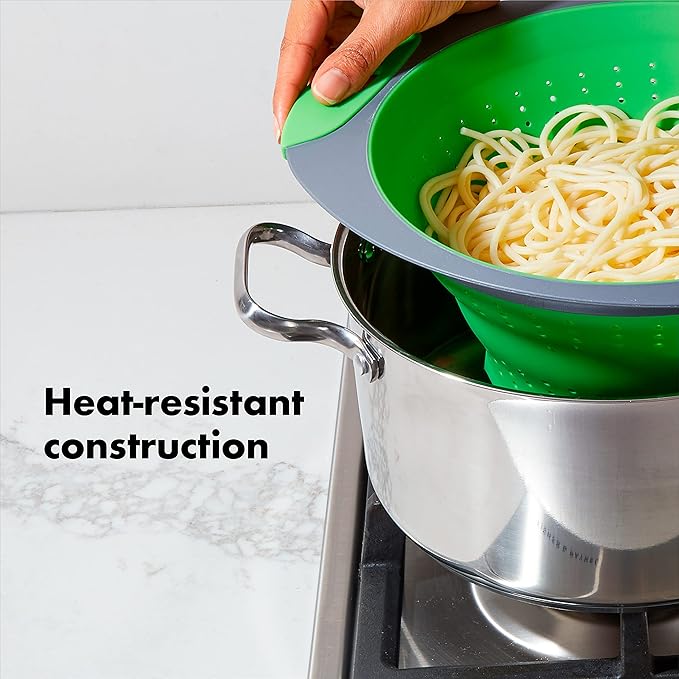 OXO Collapsible Colander, 3.5 quart, Green