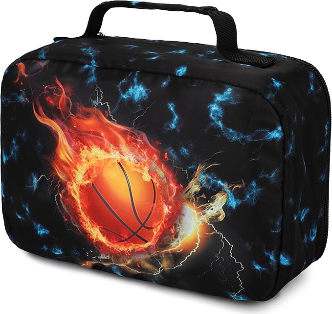 LEDAOU Lunch Box Kids Insulated Lunch Bag Boys Girls Toddler Reusable Lunchbox for School Picnic Hiking