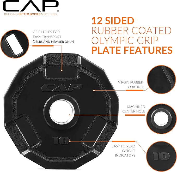 CAP Barbell 2-Inch Olympic Weight Plate | Multiple Options