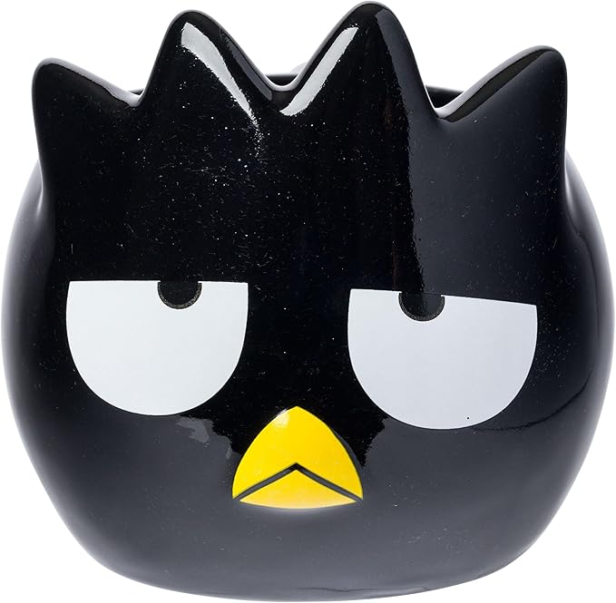 Silver Buffalo Sanrio Hello Kitty and Friends Badtz-Maru Ceramic 3D Sculpted Mug, 20 Ounces