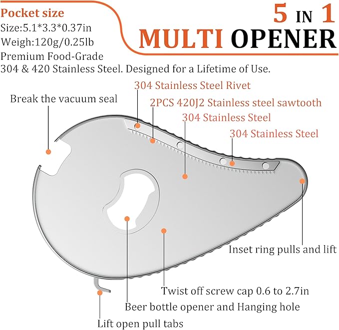 Jar Bottle Can Opener for Seniors Arthritis Weak Hands-Easy Twist Off Small Caps (0.6"-2.7"), Pop Top & Pull Tab Seals,Patent Unique Portable Multifunction Gadget for Elderly/Women/Men(Black)