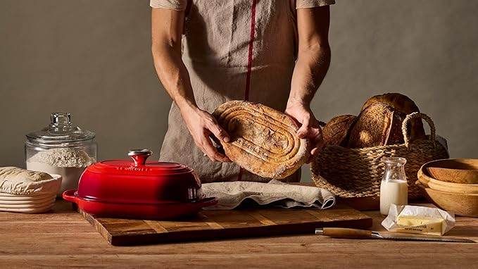 Le Creuset Enameled Cast Iron Signature Oval Bread Oven, 11.5 inch, Licorice