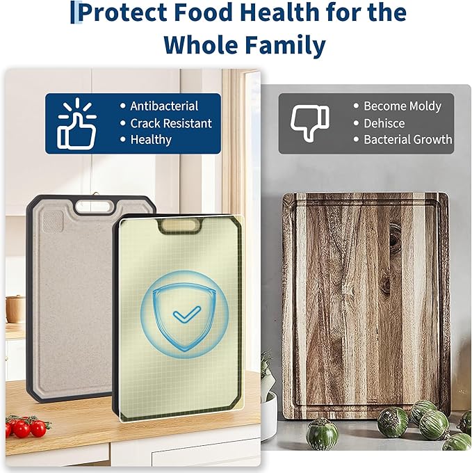 Garvee Stainless Steel Cutting Board for Kitchen, Double Sided Chopping Board with Deep Juice Groove & Handle, Stainless Steel/PP, Dishwasher Safe, 15x10 Inch (15.2"L x 10.5"W)