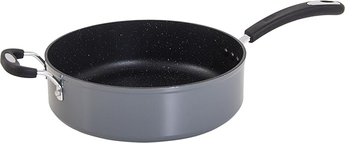 The Stone Earth All-In-One Sauce Pan by Ozeri -- 100% APEO, GenX, PFBS, PFOS, PFOA, NMP and NEP-Free German-Made Coating