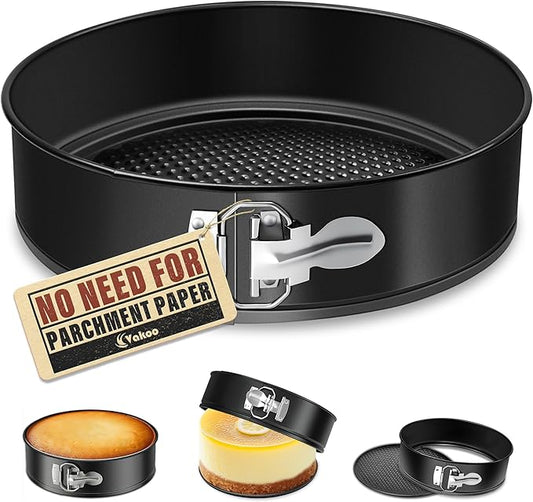 Vakoo Springform Pan - Nonstick, Leakproof Cheesecake Pan for Baking, Easy Release, No Parchment Paper Needed, 10 Inch