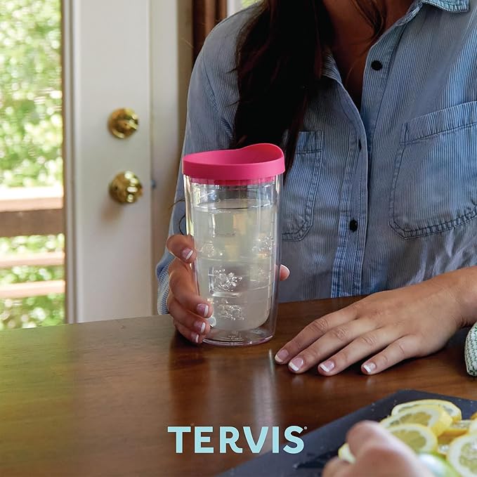 Tervis Dragonfly Mandala Made in USA Double Walled Insulated Tumbler Travel Cup Keeps Drinks Cold & Hot, 16oz, Classic