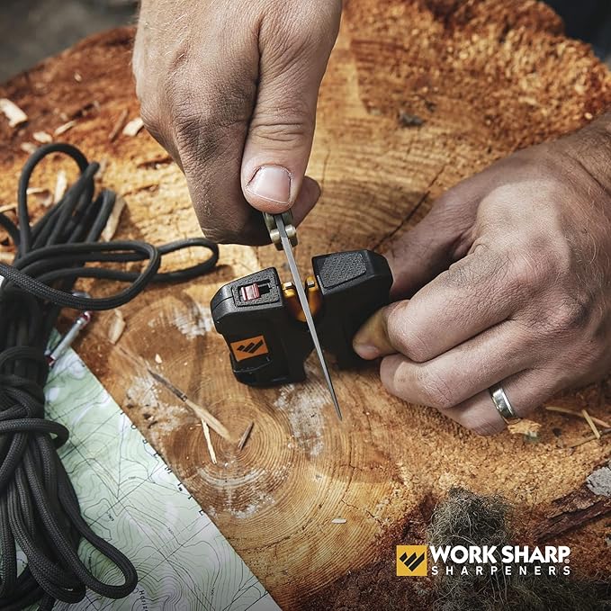 Work Sharp Portable Pivot Knife Sharpener, WSEDCPVT EDC Black