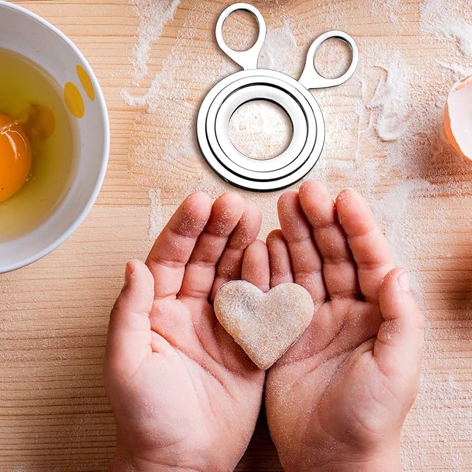 Boao 2 Pieces Egg Topper Cutter Stainless Steel Boiled Egg Cutter Cracker Shell Scissors Opener for Kitchen Tool Supply
