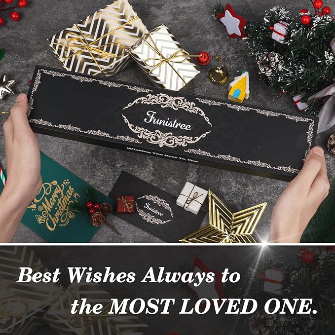 1 Year Anniversary Paper Gifts for Boyfriend, 1st Anniversary Present for Men Him Husband, 8 inch Pro German Chef Knife, One Year Kitchen Knife Gift Set, Best First Year Birthday Him Gifts