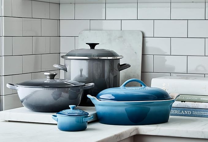 Le Creuset Enamel On Steel Stockpot, 8 qt., Oyster