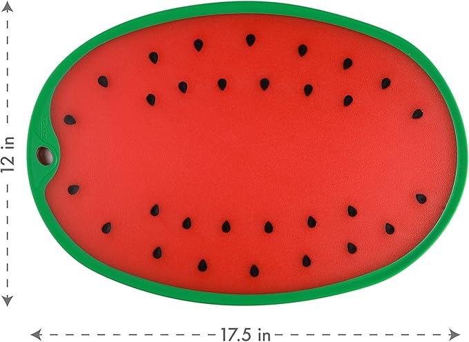 Dexas Watermelon Cutting/Serving Board, Watermelon Shape