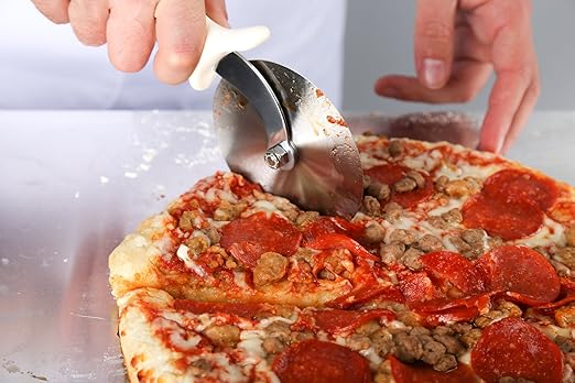 Dexter-Russell 2¾" Pizza Cutter | P3A-PCP | SANI-Safe Series | High-Carbon Steel Blade with Smooth Rolling Action | Textured Non-Slip Handle | NSF Certified | Made in USA