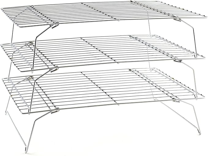 Norpro 3-Tier Stackable Cooling Rack Set, 12.5 x 18/32cm x 45.5cm