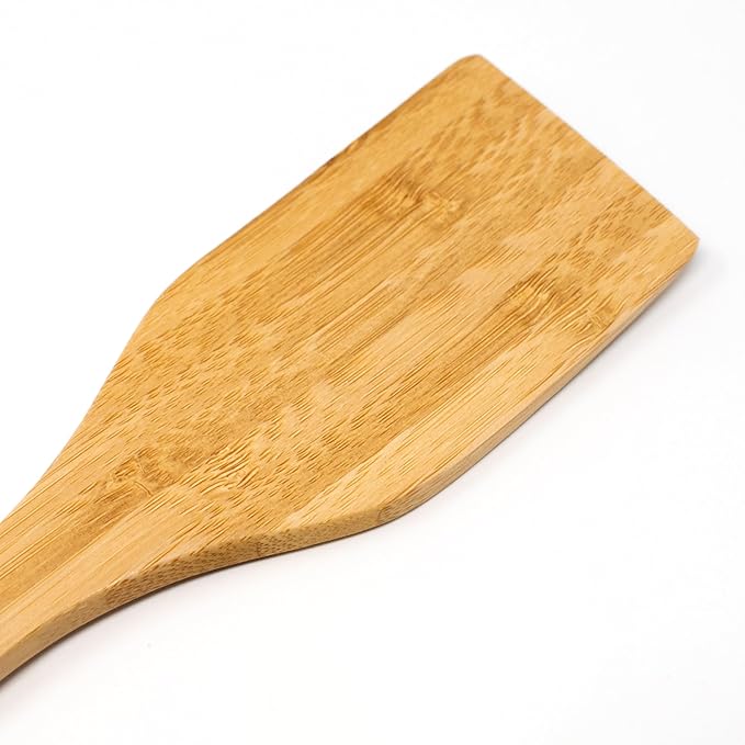Norpro Bamboo 12-Inch Spatula, Flat Handle