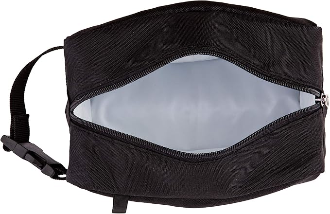 PackIt Freezable Snack Box, Black, Built with EcoFreeze Technology, Collapsible, Reusable, Zip Closure with Buckle Handle, Designed For Work Snacks, Fresh Snacks On the Go, Adults, and All Ages