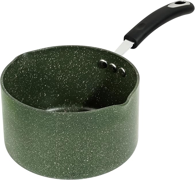 The All-In-One Stone Saucepan and Cooking Pot by Ozeri - 100% APEO, GenX, PFBS, PFOS, PFOA, NMP and NEP-Free German-Made Coating