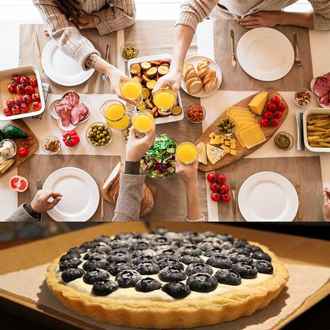 Tart Pan Set, 11 & 9 Inch Tart Pans with 6Pcs 4 Inch Mini Pans. Removable Bottom, Non-Stick Coating, For Tart Quiche Pie Making. Suitable for Family Festivals and Gatherings.(8 Pack)