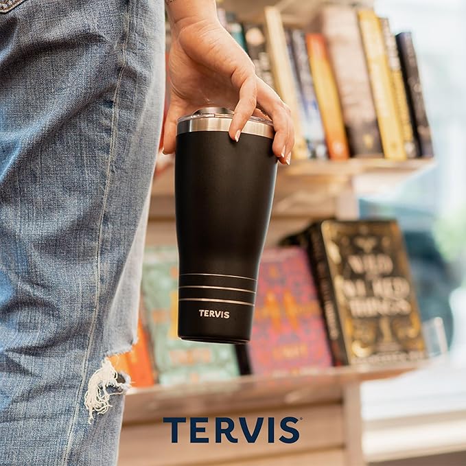 Tervis Traveler Inkreel - Sunrise Kaleidoscope Made in USA Double Walled Insulated Tumbler Travel Cup Keeps Drinks Cold & Hot,