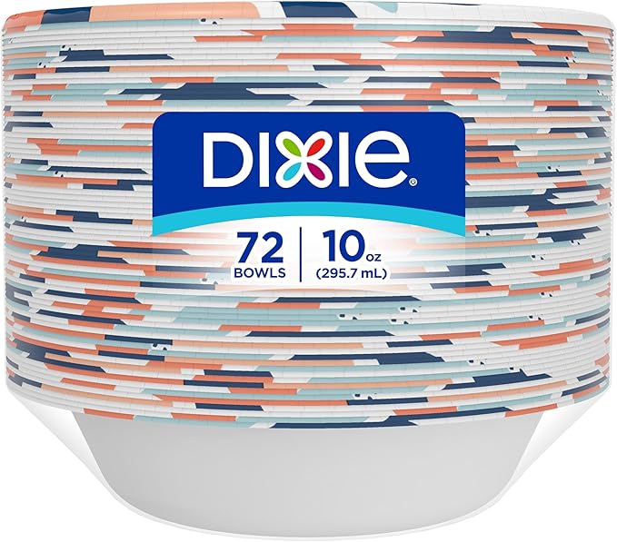 Dixie Paper Bowls, 10 Ounce, 144 Count | Paper