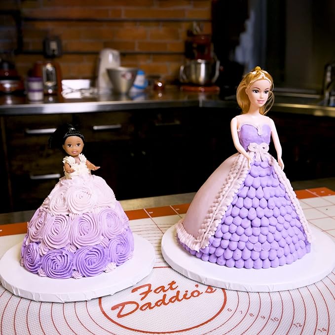 Fat Daddio's PDV-07 Dolly Varden Doll Cake Pan, 7.25 x 5.5 Inch, Silver