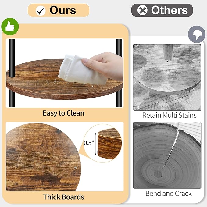 Cupcake Stand, Wooden Cupcake Stand for 50 Cupcakes 3 Tier Large Dessert Table Display Set Cupcake Tower Tiered Tray Stand Serving Tray for Party Supplies Vendor Display Farmhouse Decor