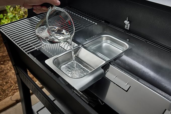 Weber Searwood Wet Smoke Pan – Stainless‑Steel Moisture Pan for Low‑and‑Slow Cooking on Searwood Pellet Grills