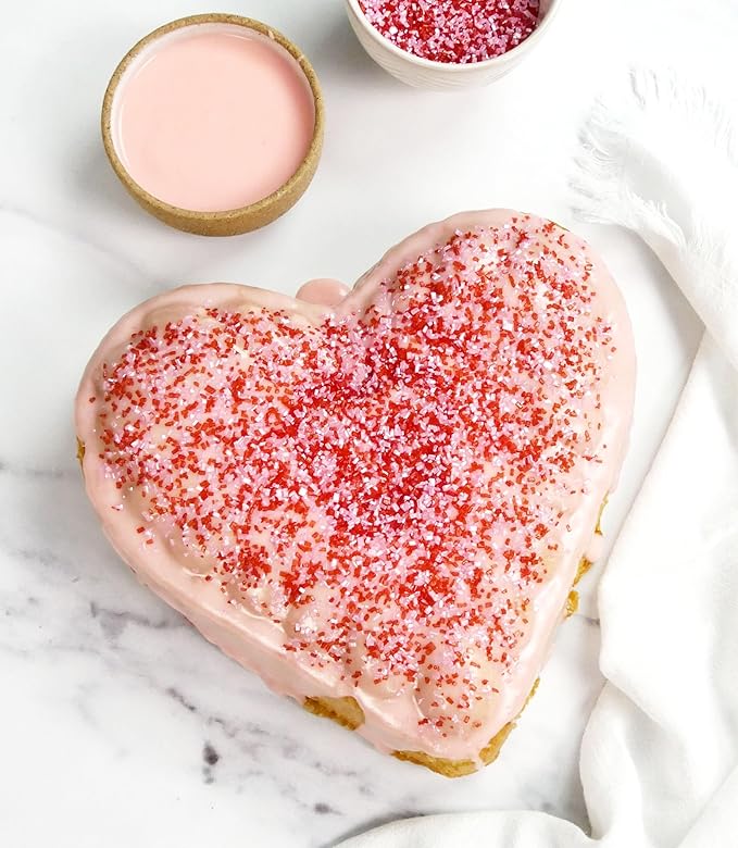 USA Pan Global Bakeware Fancy Heart Cake Pan