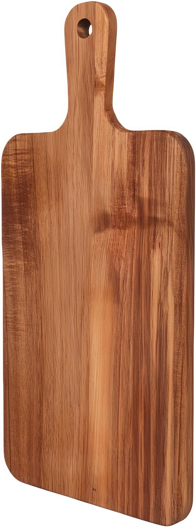 Acacia Wood Cutting Board with Handle, 16x8 Inch Large Kitchen Chopping Board for Meat and Cheese, Butcher Block Serving Tray for Charcuterie, Bread and Fruit