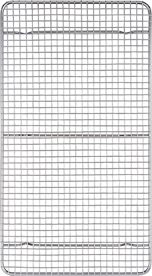Mrs. Anderson's Baking Professional Cooling Rack, Heavy Duty Steel, 10 x 18 x 0.75-Inches