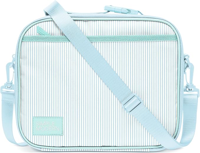 Simple Modern Hadley Lunch Box with Shoulder Strap | Kids & Adults | Insulated Bag with Pockets for Women, Men, Girls, Boys