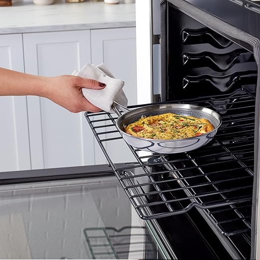 Henckels Paradigm Ceramic 8-inch Stainless Steel Dual Performance Fry Pan
