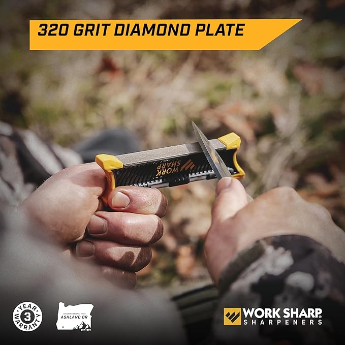 Work Sharp Portable Pocket and Hunting Knife Sharpener, WSGPS-W