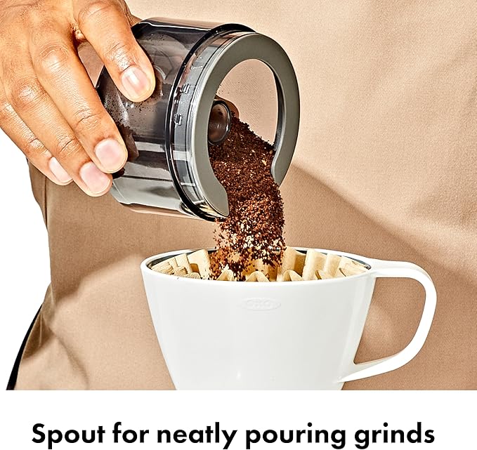 OXO Brew Compact Conical Burr Coffee Grinder
