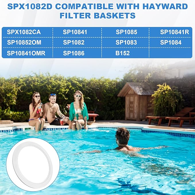 SPX1082D Basket Support Ring Compatible with Hayward Pool Automatic Skimmers Basket (SP1082 SP1083 SP1084 SPX1082CA B152) - 1 Pack