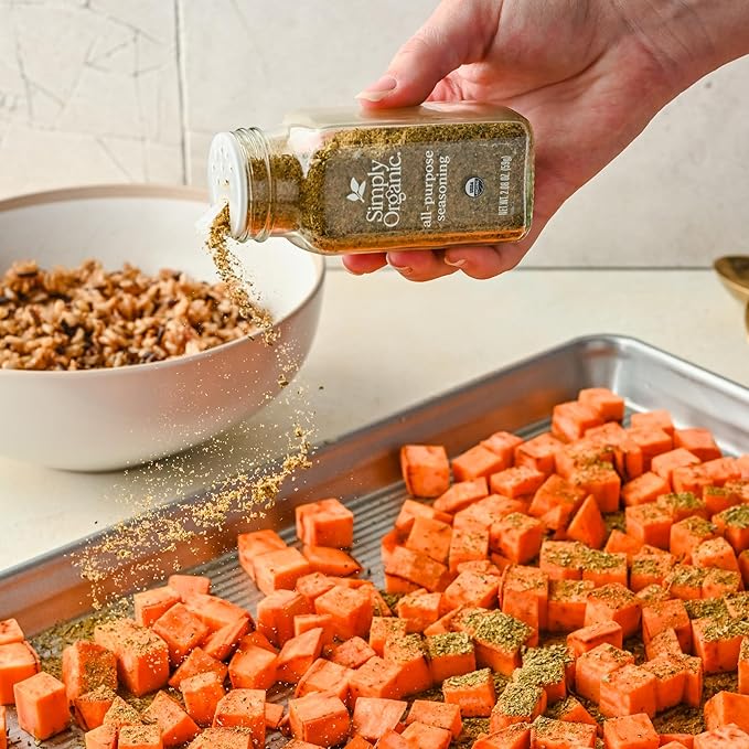 Simply Organic All-Purpose Seasoning Blend, 2.08 Ounce Jar, Great on Chicken, Steak, Beef and More