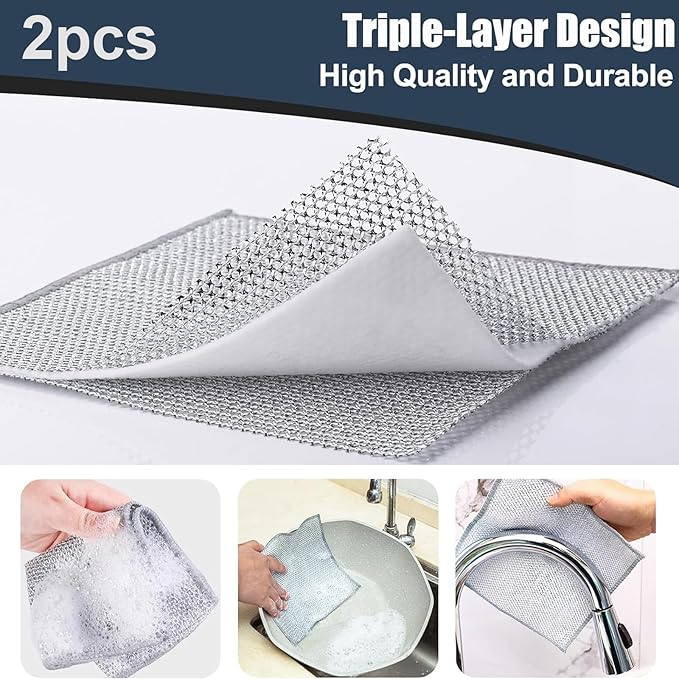 Titanium Cutting Board Set of 3, Titanium Cutting Boards for Kitchen, 100% Double Sided & Food-Grade Titanium Cutting Boards, Dishwasher Safe, Suitable for Separate Raw and Cooked Food (M+L+XL)
