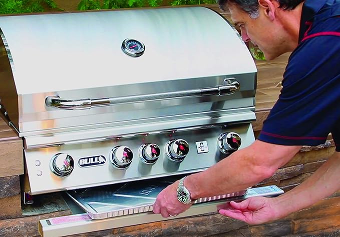 Bull Outdoor Products 24268 Grease Tray Liner, Silver, (Pack of 12), for 30" Bull Grills