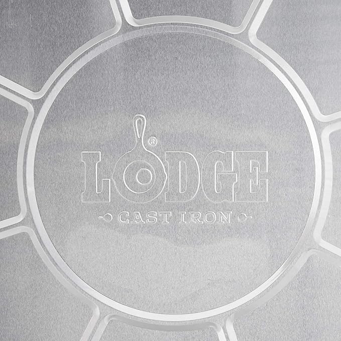 Lodge Silver 12 Inch Aluminum Foil Dutch Oven Liner - 100% Recyclable Dutch Oven Liner - Easy Camp Cooking Cleanup - 12 Pack