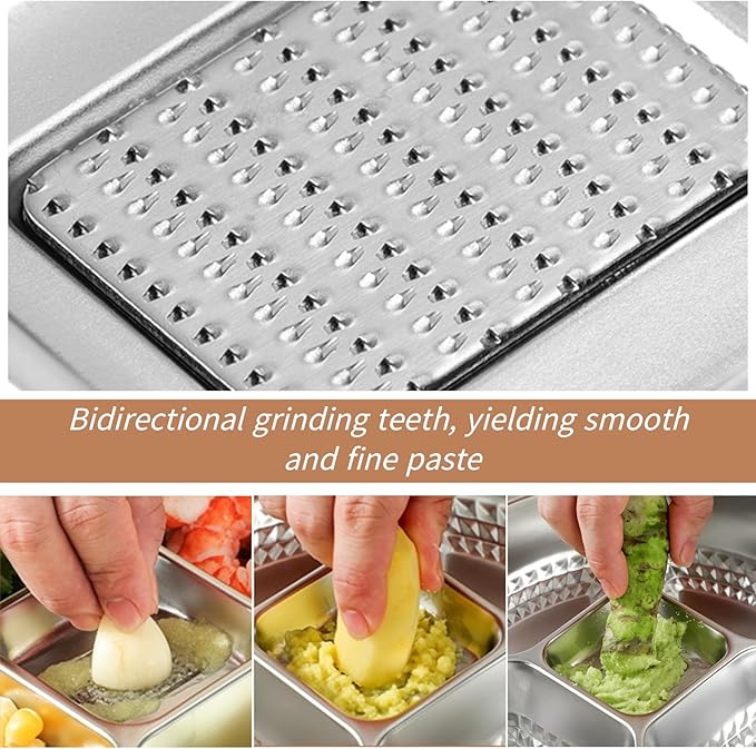 Rice Washer Strainer Bowl with Vegetable Divider Tray, Stainless Steel Rinser Washing Bowl, Small Colander Rice Strainer Versatile Kitchen Tool for Quinoa, Vegetables, Fruits, Beans Cleaning