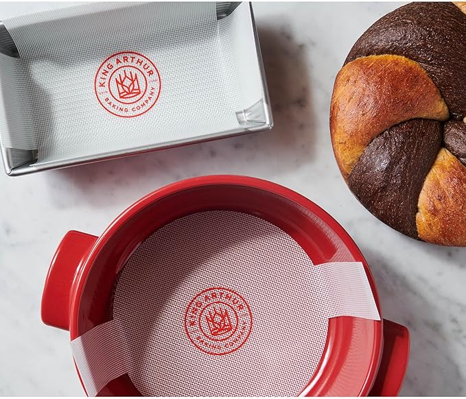 King Arthur Baking Company Loaf Pan Lifters, Oven Safe Reusable Nonstick European-Grade Silicone, Set Of 2, For Easy Bread Baking, Removal, And Release