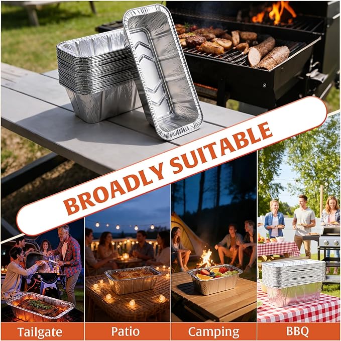 Grease Cup Liners Compatible with Blackstone Griddle - Griddle Accessories, Disposable Grill Tray, Aluminum Foil Drip Pan Grease Catcher Cup Liner for 17, 22, 28, 36 Inch (100 Pack)
