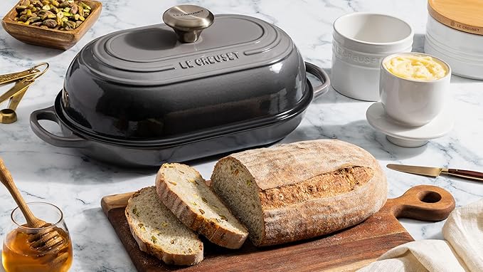 Le Creuset Enameled Cast Iron Signature Oval Bread Oven, 11.5 inch, Marseille