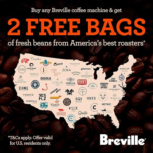 Breville Luxe Drip Coffee Machine, Brushed Stainless Steel, Thermal Carafe, BDC465BSS