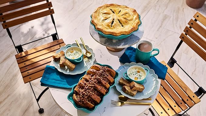 Le Creuset Stoneware Mini Round Cocotte, 8 oz., Riviera