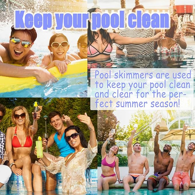 Above Ground Pool Skimmer,Thru-Wall Skimmer,Above Ground Pool Skimmer（With Accessories）Opening Width 6 Inches,Compatible With All Standard Pool Wall Openings,Replace SP1091LX Above Ground Pool Skimmer