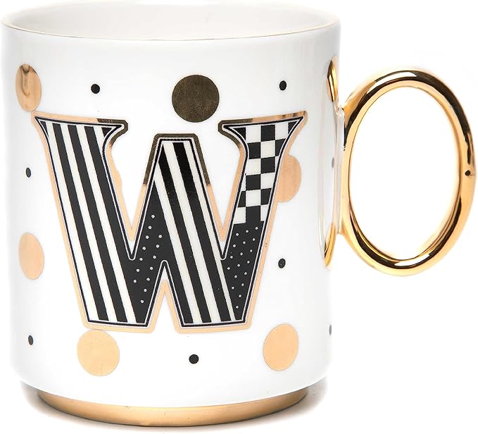 MACKENZIE-CHILDS My Mug, Decorative Ceramic Coffee Mug with Handle, W